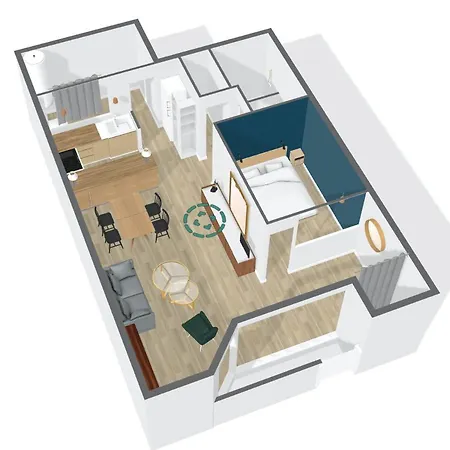 Appartement Le Saint Roch-centre-free Parking-clim *